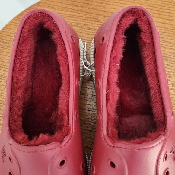 Sperry Women's Red Float Boat Shoes with Faux Fur Lining Size 8 NWOT - Picture 4 of 7